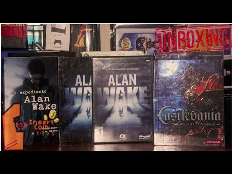 Unboxing Alan Wake Edici N De Colecci N Y Castlevania Lords Of Shadow