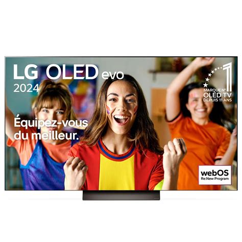 TV OLED Evo LG OLED77C4 195 Cm 4K UHD Smart TV 2024 Noir Et Brun OLED