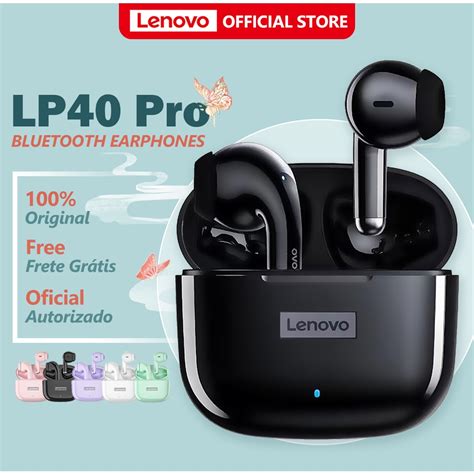 Fone De Ouvido Sem Fio Lenovo LP40 PRO 2021 New Version LP40 Bluetooth