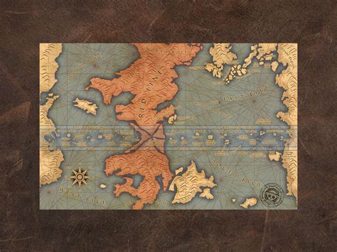 One Piece World Cloth Map Scroll - Inspired by One Piece - Geekify Inc