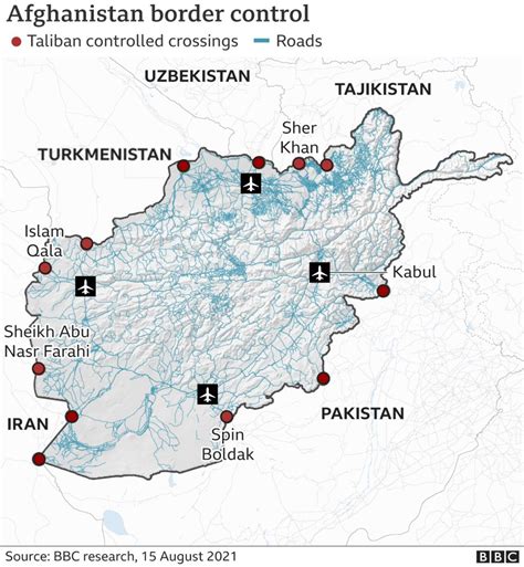 Mapping The Advance Of The Taliban In Afghanistan Bbc News