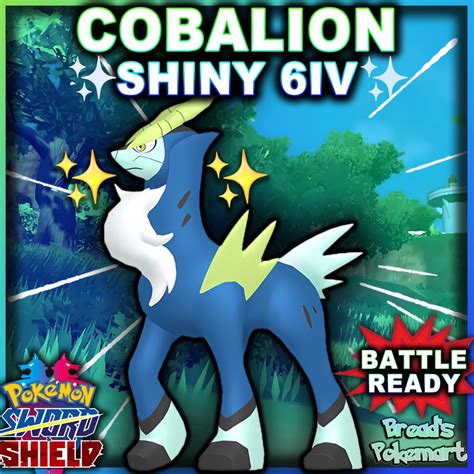 Ultra Shiny 6IV COBALION // Pokemon Sword and Shield // Lv100 - Etsy