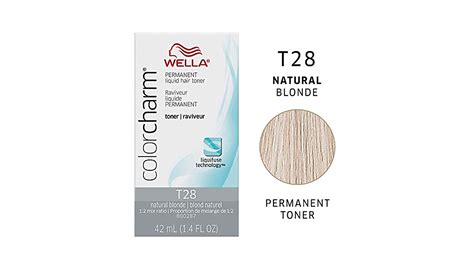 WELLA Colorcharm Hair Toner Neutralize Brass With Liquifuse Technology T28 Natural Blonde 1 4