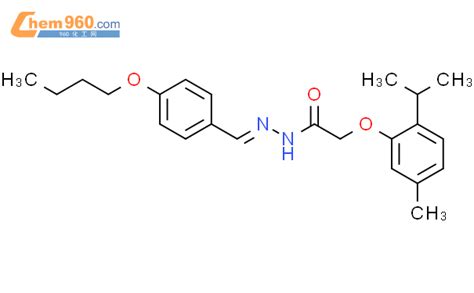 295361 22 7 N 4 Butoxybenzylidene 2 2 Isopropyl 5 Methylphenoxy