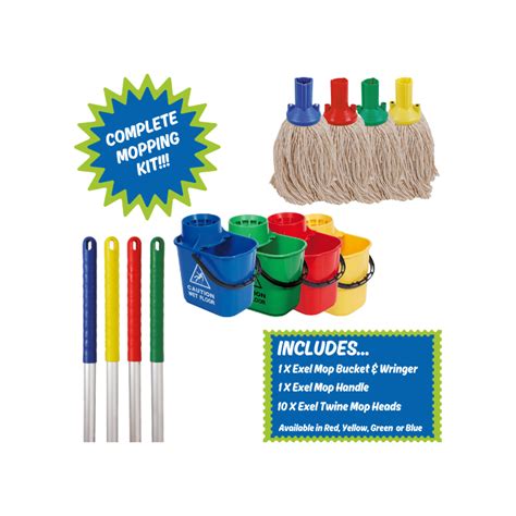 Exel Twine Socket Mop Starter Kit Janitorial Direct