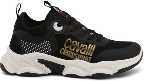 Sneakersy Marki Cavalli Class Model Cw8635 Kolor Czarny Obuwie Damskie