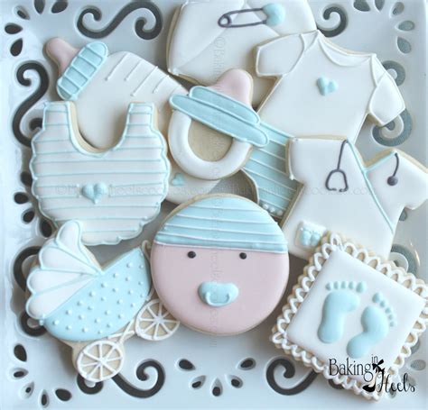 18 Baby Boy Decorated Cookies Baby Cookies Nurse Thank You