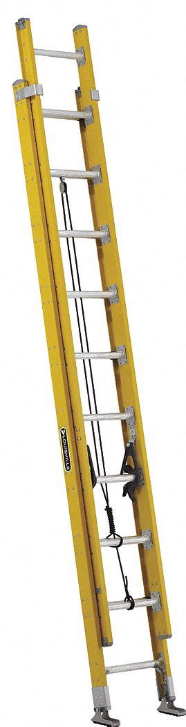 Louisville Ft Overall Ht Fiberglass Extension Ladder Y