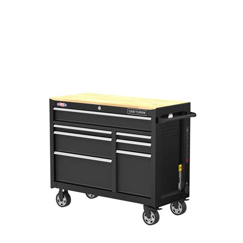 S2000 41 In 7 Drawer Workstation Black Craftsman