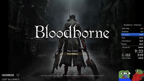 All Bosses Unrestricted Speedrun Bloodborne Youtube