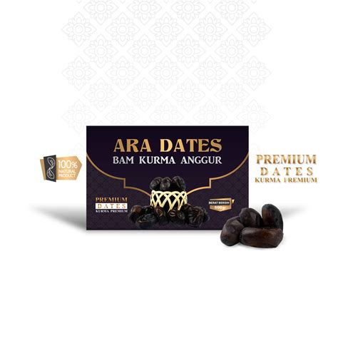 Kurma Bam ARA DATES PREMIUM KEMTAN Fresh Kurma Anggur Original Oleh