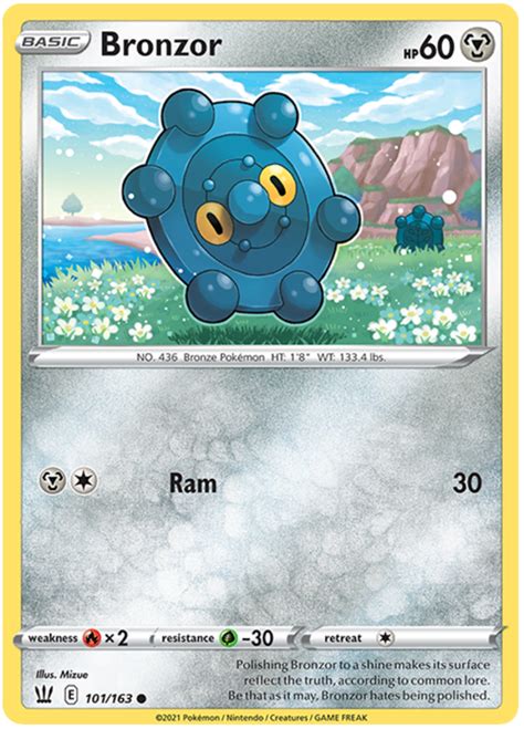 Bronzor - Battle Styles #101 Pokemon Card