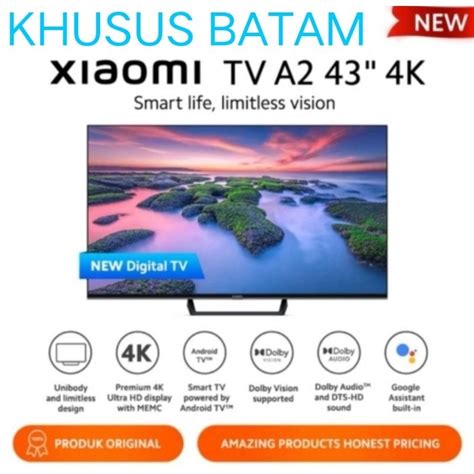 Jual Xiaomi Mi Tv A Inch Android Tv Uhd K Original Garansi Resmi