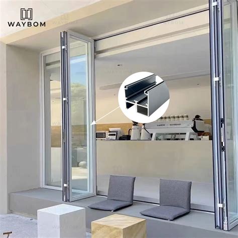 Mm Exterior Bifold Doors Window Aluminum Profile Door Frame Aluminum