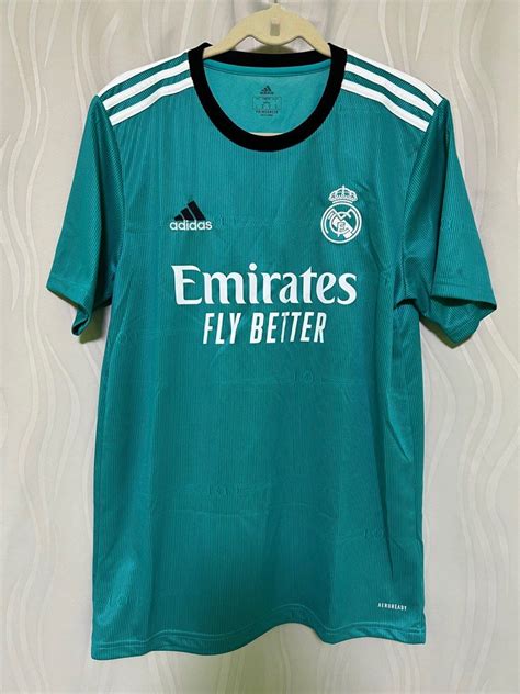 Real Madrid CF 21/22 Season 3rd Kit, Men's Fashion, Activewear on Carousell