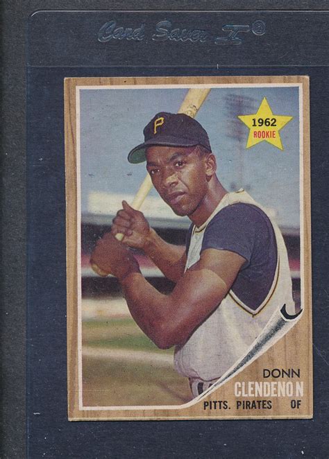 1962 Topps 86 Donn Clendenon Pirates EX 7380 EBay