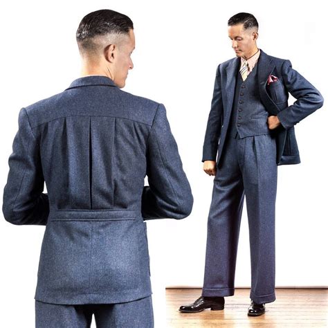 The S Peak Lapel Double Pleated Patch Pocket Belt Back Jacket