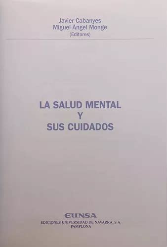 La Salud Mental Y Sus Cuidados Eunsa En Venta En Iztacalco Distrito