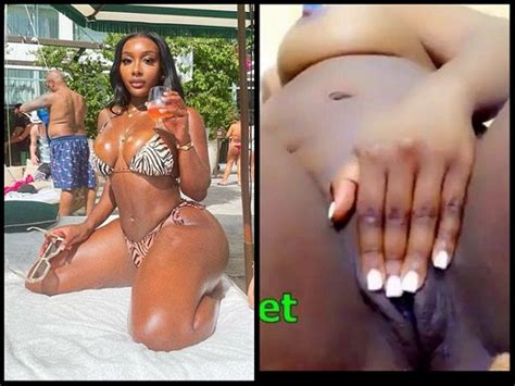 Trending Watch Davido Baby Mama Anita Brown Fingering Her Shaved Pussy