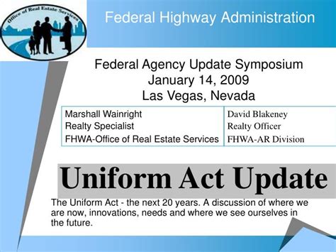 Ppt Federal Highway Administration Powerpoint Presentation Free