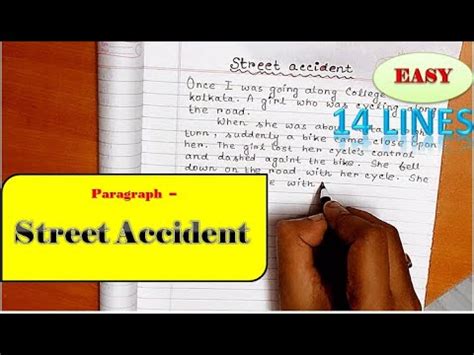 Street Accident Paragraph A Road Accident Essay In English Easy