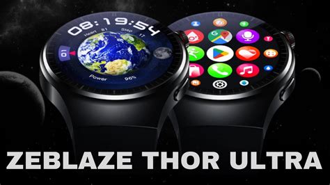 Zeblaze Thor Ultra O Mega Smartwatch Que Promete Ser Fant Stico Rede