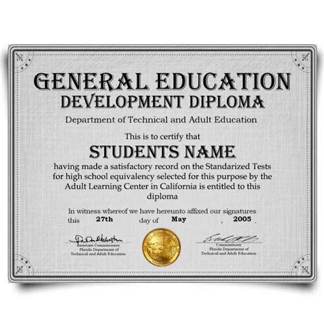 Printable Fake Ged Transcripts