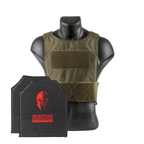 Spartan Armor Systems Flex Fused Core IIIA Soft Body Armor and Spartan ...