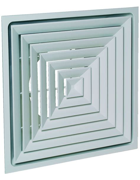 Diffuseur Fixe Isol Plenum Dalle Plafond X Acier Blanc Sf R