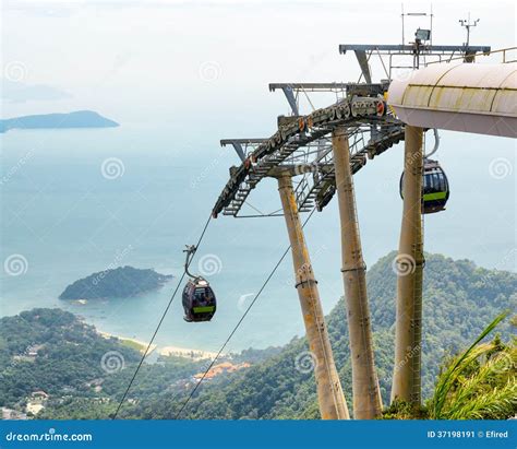 Cable Car on Langkawi Island, Malaysia Stock Image - Image of scenery ...