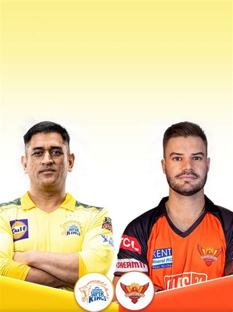 Ipl 2023 Ms Dhoni Led Chennai Super Kings Vs Aiden Markram Sunrisers