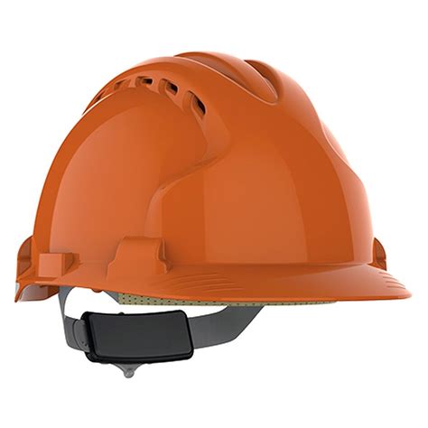 JSP EVO8 High Impact Vented Safety Helmet Orange PF Cusack