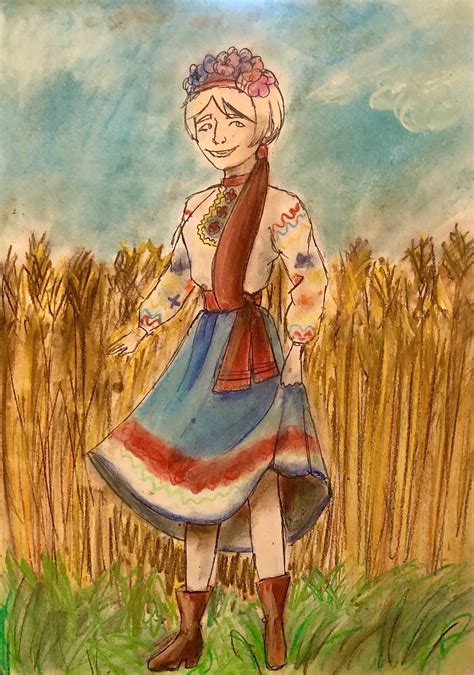 artstation yekaterina   wheat field