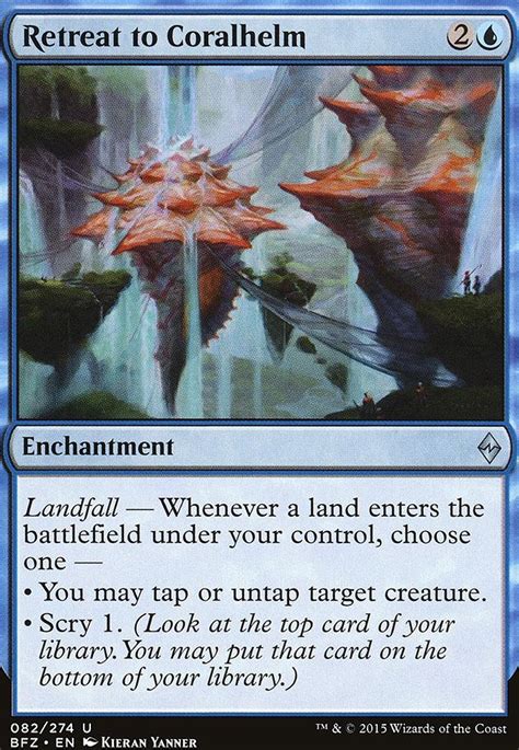 Retreat To Coralhelm Battle For Zendikar Modern Card Kingdom