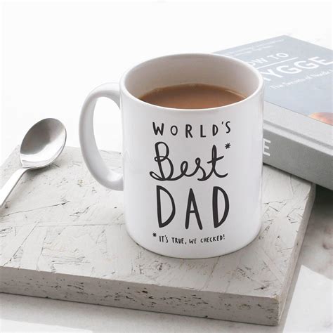 World S Best Dad Mug Stylish Ceramic Mug For Dad Etsy