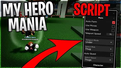 Update My Hero Mania Script Hack Auto Farm Auto Quest Auto Upgrade