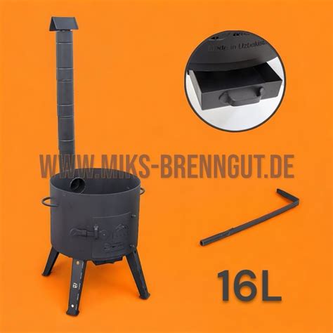 Utschak mit Schornstein | DAVR Metall | für Kazan 16L | 438mm in ...