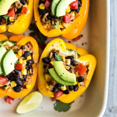 Vegetarian Stuffed Bell Peppers