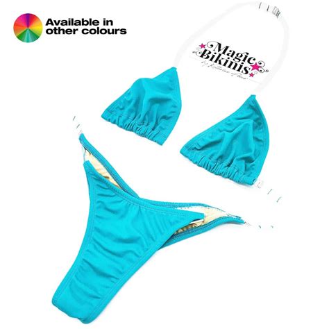 Quick Ship No Tan Lines Bikini 82 Any Lycra Clear Straps