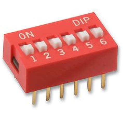 6 Pins DIP Switch 2 54mm Pitch OTRONIC