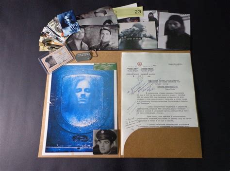 Bucky Barnes Secret File Winter Soldier Shield Files Paper Props