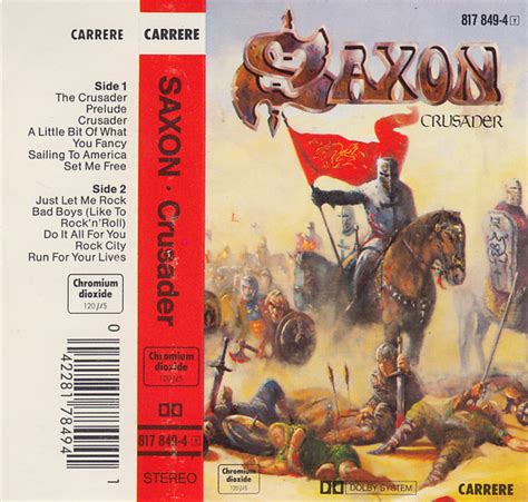 Saxon - Crusader (1984, Cassette) | Discogs