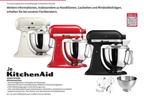 Kitchenaid 5ksm175psebk Küchenmaschine Angebot bei MediaMarkt