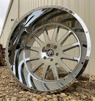 4 NEW 24X14 Hardcore HC13 Wheels Chrome 6x5 5 Chevy GMC 6x139 7 EBay