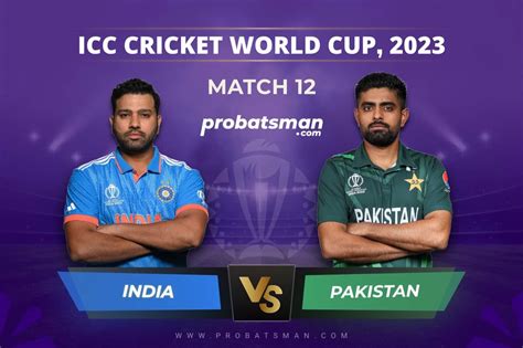 Ind Vs Pak Dream11 Prediction Today With Stats Pitch Report And Player