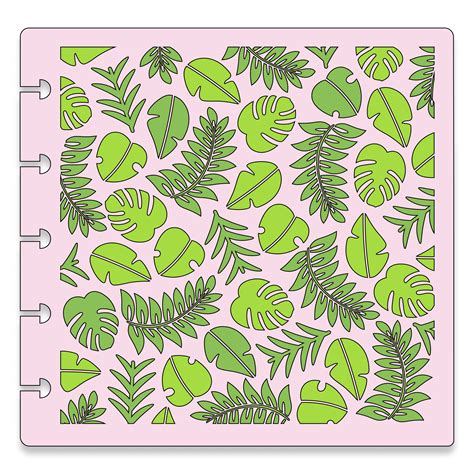 Tropical Leaf Stencil - The Sprinkle Factory