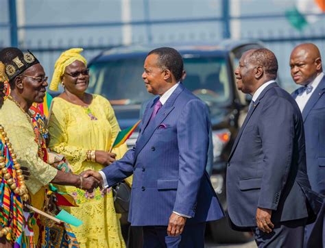 Coopération Arrivée à Abidjan du président congolais Denis Sassou