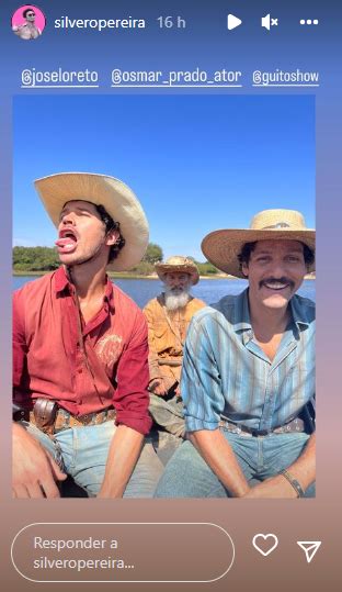 Silvero Pereira Exibe Bastidores De Pantanal Jos Loreto Osmar