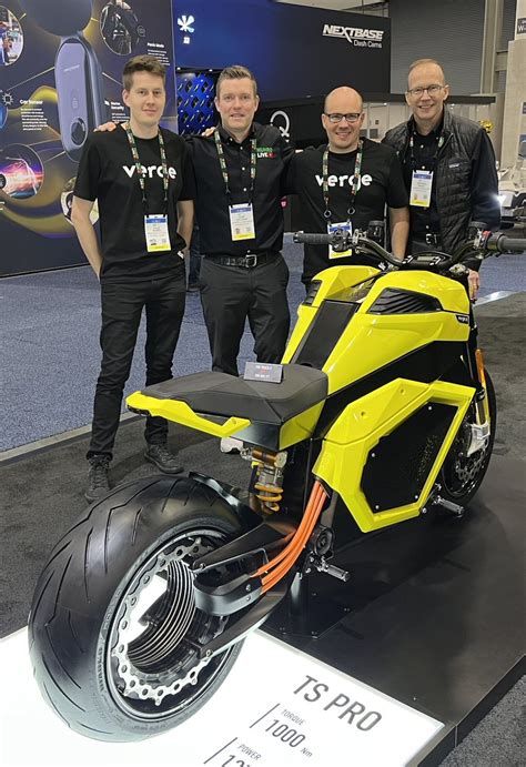 Cory Steuben On Twitter At The Vergemotorcycle Booth With Co Founder