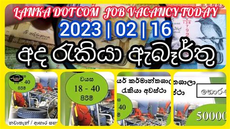 Job At Money Job Vacancy From Sri Lanka